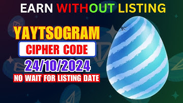 YAYTSOGRAM cipher code today 24 october 2024 || YAYTSOGRAM Daily Cipher Code || 24 october 2024