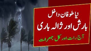 Rain and dust storm with hails expected tonight, Next 24 hours weather report, Pakistan weather upda