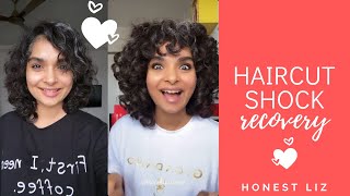 How I recovered from my HAIR CUT SHOCK in 4 days!