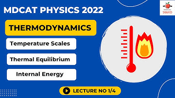MDCAT PHYSICS 2022 | THERMODYNAMICS | LECTURE NO 1/4
