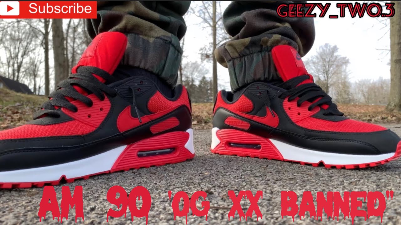 Air Max 90 “OG XX Banned” (Review and On Foot) - YouTube