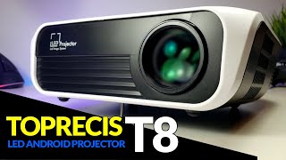  Best Gaming Android 1080P LED Projector - TOPRECIS T8  Projector