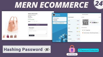 MERN Stack E-Commerce Project #24: Password Hashing using Bcryptjs