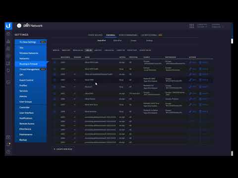 Using UniFi Gateway LAN Firewall Rules