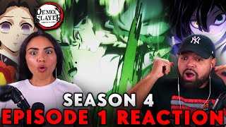 TO DEFEAT MUZAN KIBUTSUJI | Demon Slayer Season 4 Episode 1 Reaction