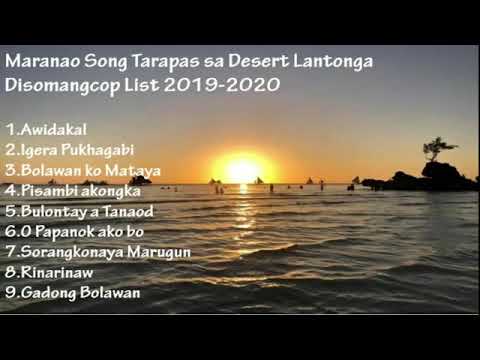 Maranao Song by Tarapas sa desert Lantonga desomangkop