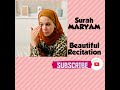 Muslim girl react to Surah Maryam Beautiful Recitation Quran #Reaction #reactionvideo (Gesù e Maria)
