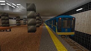 Киевское метро в майнкрафт Строительство станции Берестейская | Kyiv subway in minecraft |