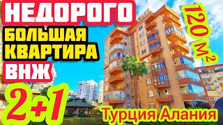 НЕДОРОГАЯ с ВНЖ под ключ КВАРТИРА В АЛАНИИ на море НЕДВИЖИМОСТЬ в Турции