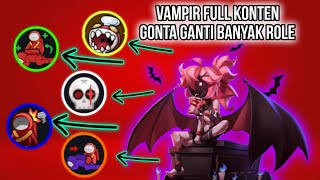 Vampir Full Gameplay!!! Berubah Jadi Warden, Gluttony, Dokter, Whitejack, dll - Super Sus Indonesia
