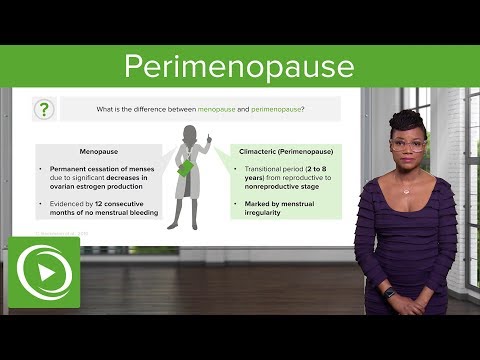 Perimenopause: Management, Estrogens & Other Hormones – Gynecology | Lecturio