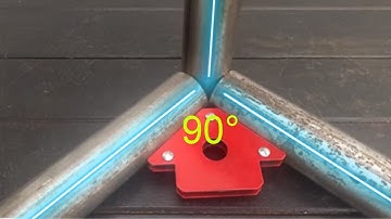 Not everyone knows the secret to cutting round tubes 90 degrees in three directions!