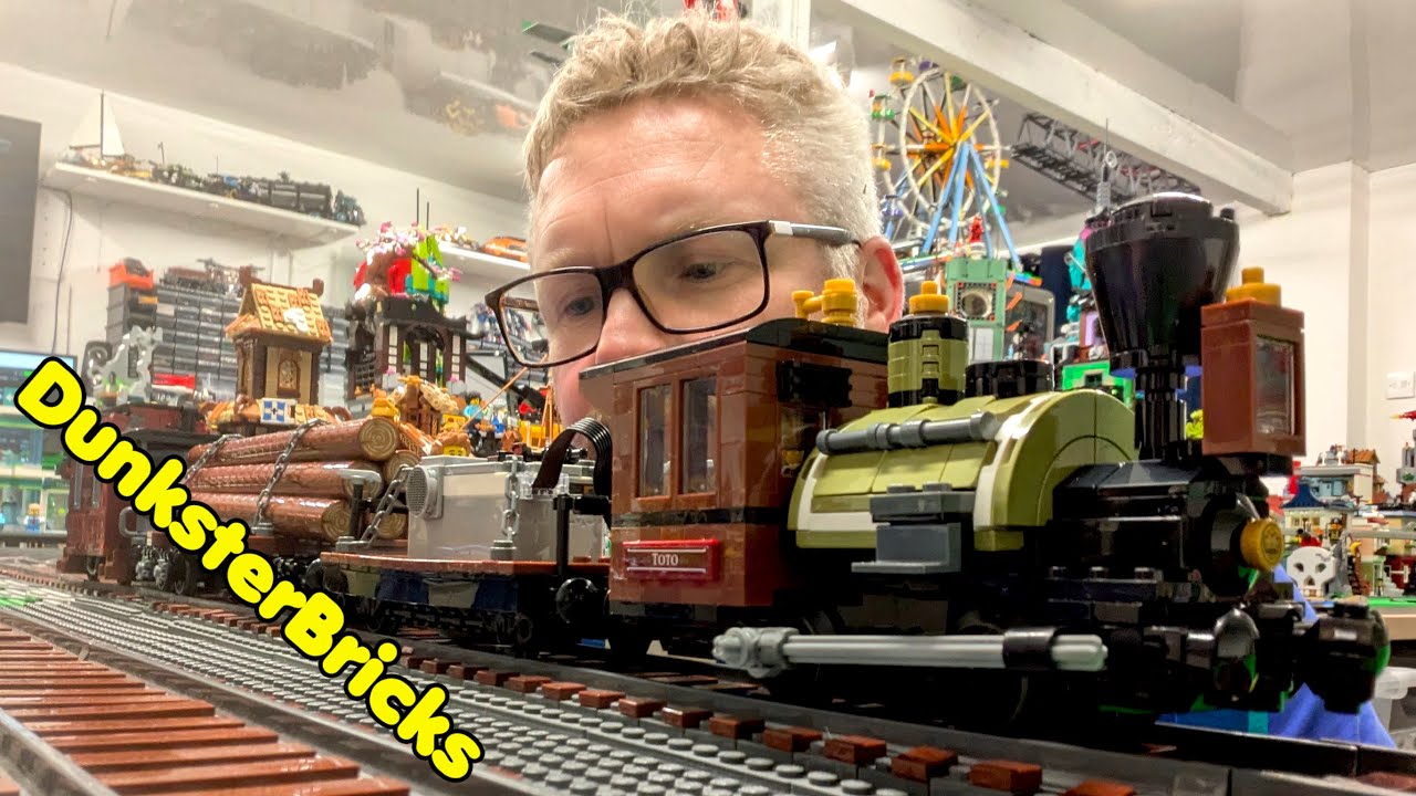 Moving lego train hotsell