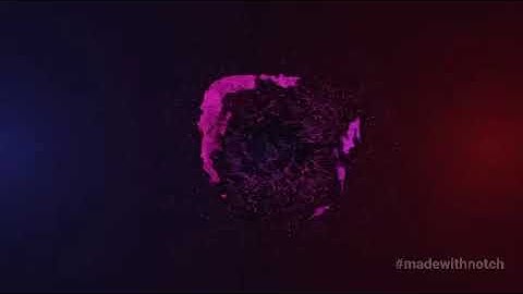 Particles and Motion Datamosh in Notchvfx