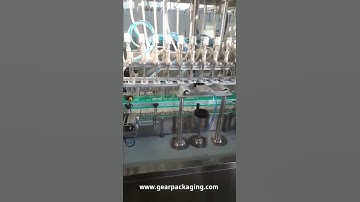 Automatic 10 nozzle piston type bottle filling machine for cream liquid sauce
