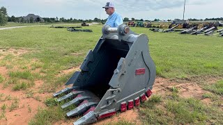 New 42” Excavator Bucket For Sale With 90mm Pins