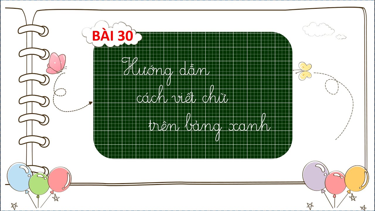 BÀI 30 : HƯỚNG DẪN CÁCH DÙNG FONT CHỮ VIẾT TIỂU HỌC TRÊN NỀN BẢNG ...