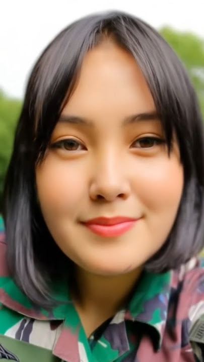 IBU TENTARA CANTIK MANIS - setelan seragam TNI ad