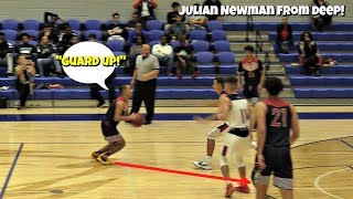 Julian Newman Goes SNIPER MODE! Hits 8 DEEP Three Pointers