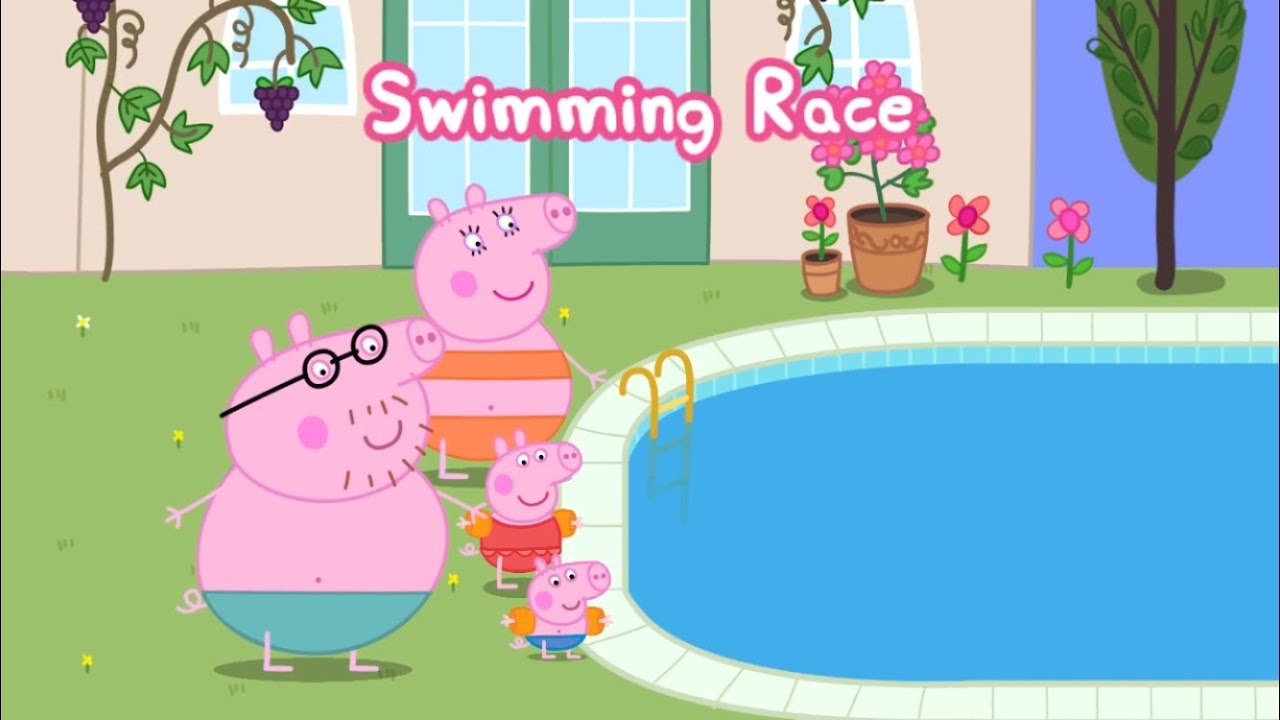 Джордж качок. Свинка Пеппа. Свинка Пеппа плавание. Свинка Пеппа плавание картинки.