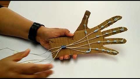 Mano Robótica de Cartón para niños