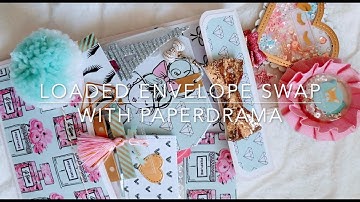 Loaded Envelope Swap w/Paperdrama: Parisian Theme
