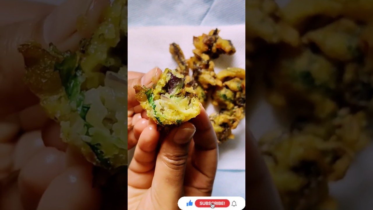 August Flower Pakora Recipe 