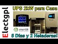 Ups 2000w  5 das de autonoma para heladeras  24v 100ah vrla  enertik argentina