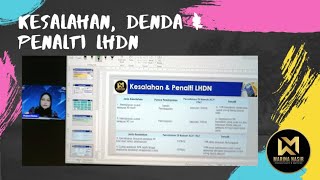 15 kesalahan yang dikenakan denda/penalti oleh LHDN
