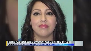 FBI investigating New Mexico woman's death in 2019