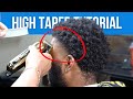 High taper  beard lineup tutorial  step by step