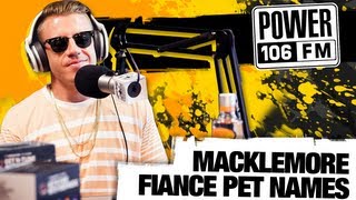 What Does Macklemore Call His Fiance? What Does Macklemore Call His Fiance?