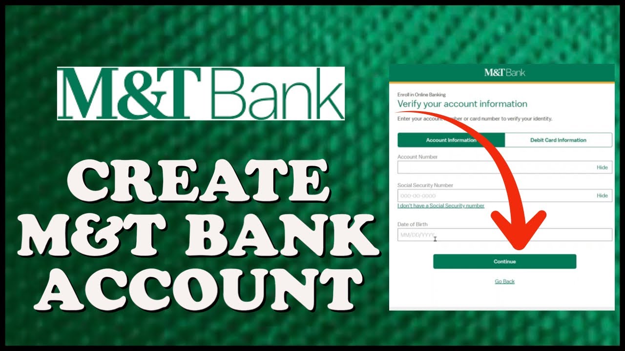 How to Sign Up M&T Bank Account Online 2024? Open/Create M&T Bank Account YouTube
