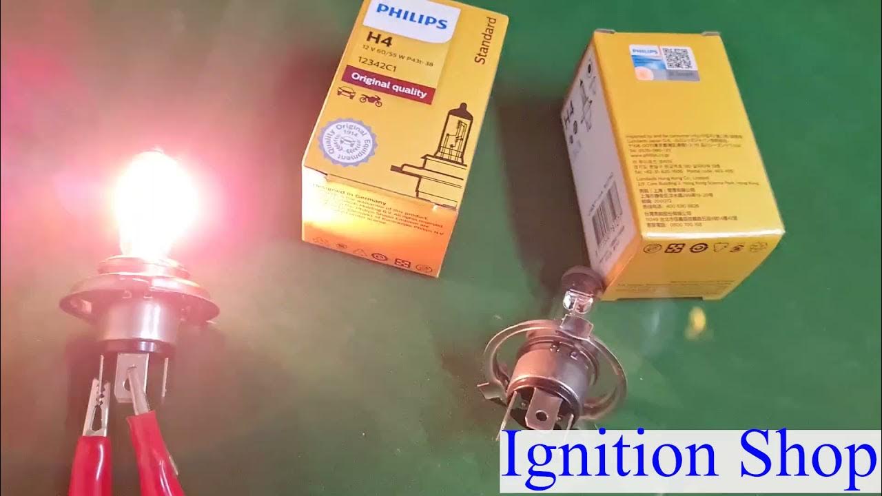 Philips H4 Car Halogen Light 12342C1 12V 60/55W P43t-38 Car Headlight Lamp  Bulb