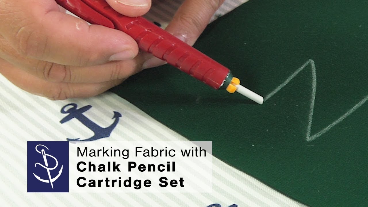 Marking Fabric With Chalk Pencil Cartridge Set YouTube