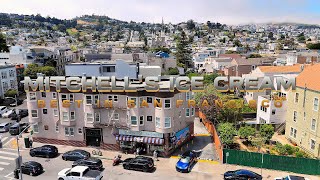 "Mitchell's Ice Cream best ice cream in San Francisco" 4k Drone Footage #sanfrancisco #icecream