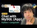 Chat with mysql database using gpt4 and mistral ai  python gui app