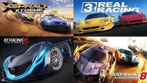 Asphalt 9 Vs Real Racing 3 Vs GT Racing 2 Vs Asphalt 8 Legends gameplay 2021