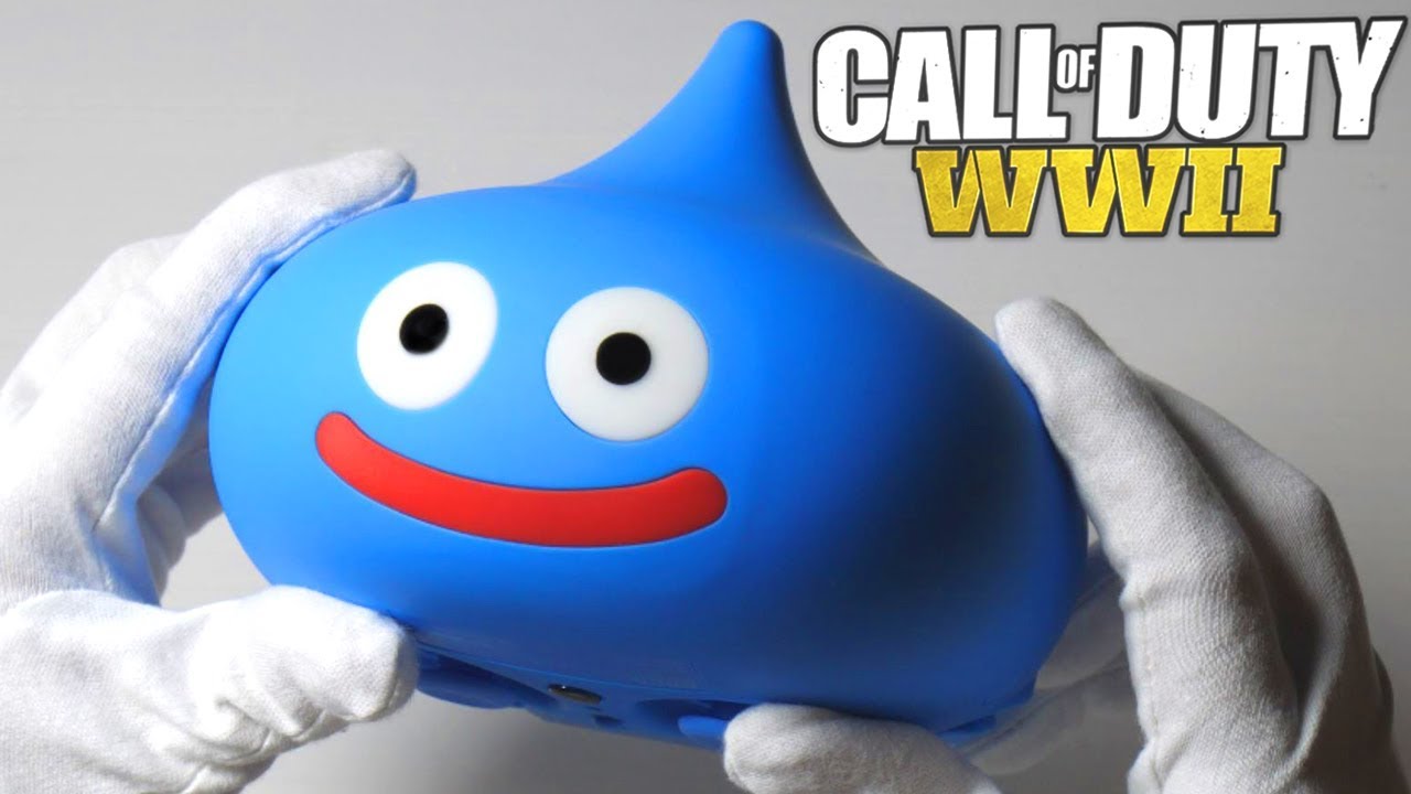 pubg mobile WEIRDEST PS4 CONTROLLER! (Slime Unboxing) Call of Duty WWII Gameplay