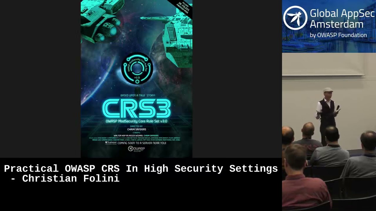 Practical OWASP CRS In High Security Settings   Christian Folini