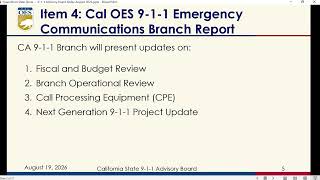 9 - 1 - 1 Advisory Board Meeting 20260819 162157UTC Meeting Recording