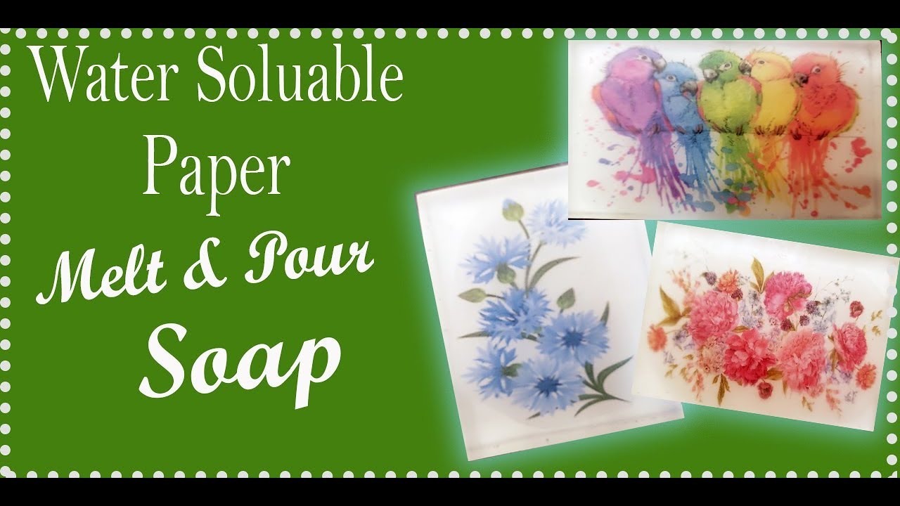  Water Soluble Paper
