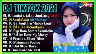 Dj Tiktok Terbaru 2021  Dj Gimana Lanjut X Yalan Angklung Remix  Bass Viral Remix Terbaru 2021
