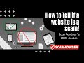 How to check if a website is a scam