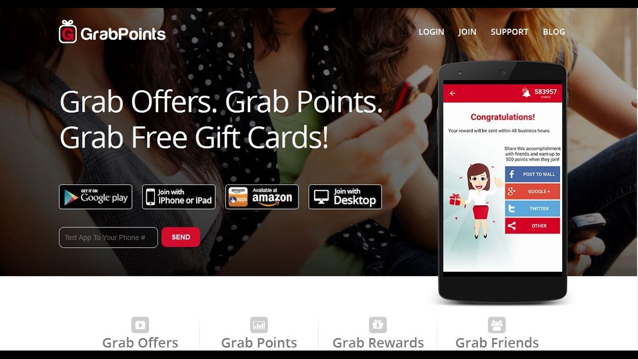 Make free money online with grabpoints youtube