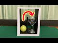 ボールがグラスに入る！？　【マジック種明かし】Ball Magic Trick with Tutorial.