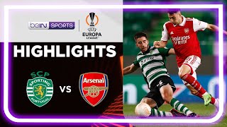 Sporting CP 2-2 Arsenal | Europa League 22/23 Match Highlights