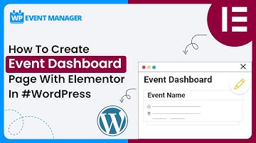 How To Create Event Dashboard Page With #Elementor In #WordPress