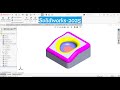 SolidWorks 2025 Tutorial – Boundary Boss/Base Feature | Complete Guide