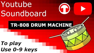 INTERACTIVE - YOUTUBE DRUM MACHINE ( Drum with your keyboard! )